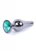 MyLove Toys - Jewellery Dark Silver BUTT PLUG- Green